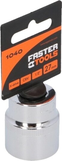 Faster Tools Faster Tools 1/2" 27 Sekskanthylser I Én Størrelse