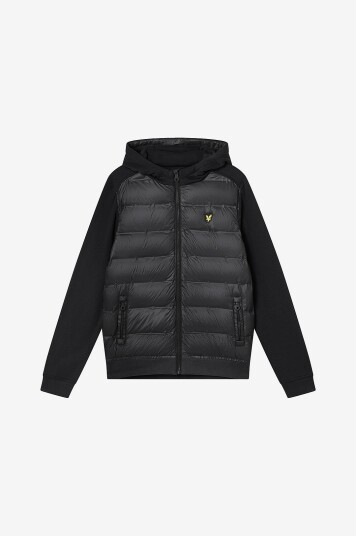 Lyle & Scott   Jakke Hybrid Hoodie   Svart