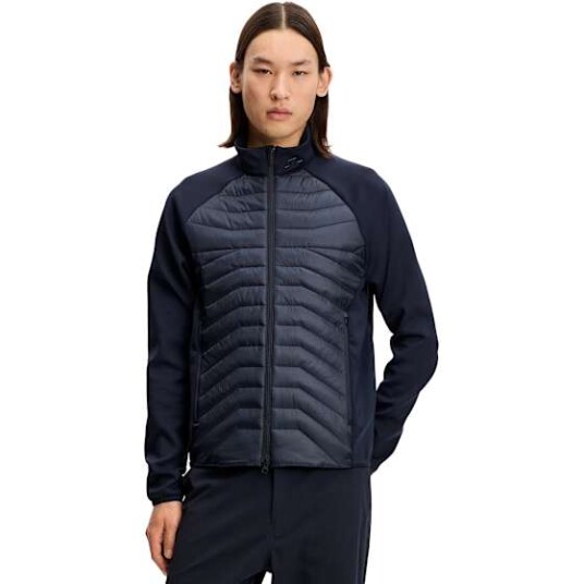 J.Lindeberg Heyden Quilt Hybrid Jacket Herre Jl Navy M