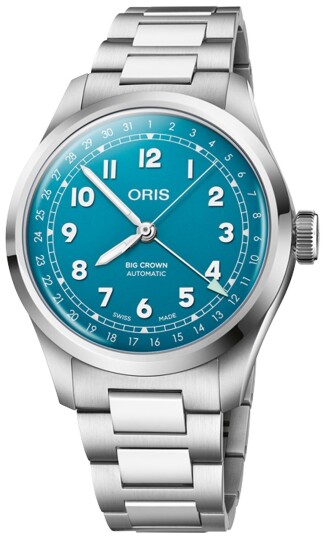 Oris Herreklokke 01 754 7798 4065 07 8 20 06 Big Crown Blå/Stål