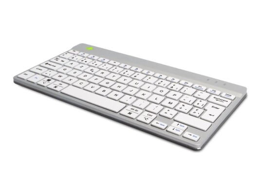 R-Go Ergonomic Keyboard Compact Break - Tastatur - Trådløs - Bluetooth 5.0 - Azerty - Belgisk - Hvit R-Go Ergonomic Keyboard Compact Break - Tastatur - Trådløs - Bluetooth 5.0 - Azerty - Belgisk - Hvit