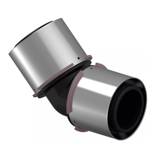 Uponor S-press 45° Kompositt Albue 75mm for Varmtvanns- og Radiatorsystemer