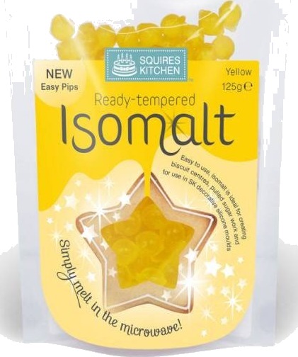 Sk Isomalt Ferdig Temperert Gul 125g | Slikkepott.No