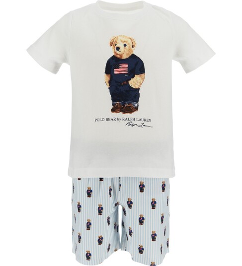 Ralph Lauren Kids S5-Sleepwear Short Set White 128/134