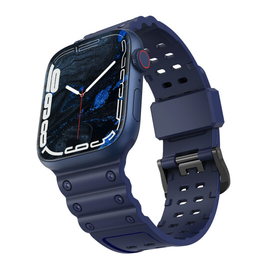 Hurtel Triple Protection Reim for Apple Watch 38/40/41mm Marineblå