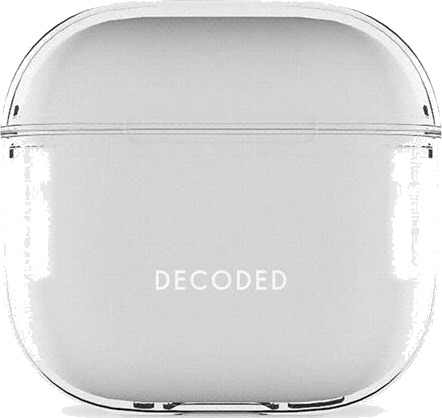 Decoded Silicone Aircase for Airpods Gen 4 Transparent