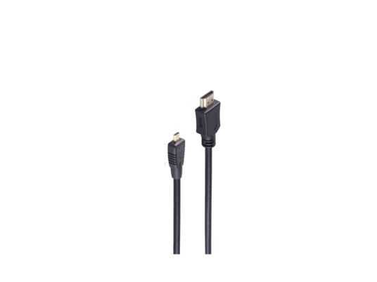Shiverpeaks Bs77473 3 3 M Hdmi Type A Standard Hdmi Type D Micro 3D Sort
