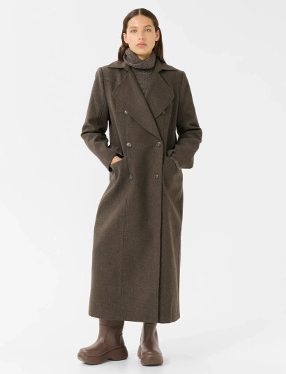 Gestuz Gzzinka Long Coat Khaki green 38 Gestuz Gzzinka Long Coat Khaki green 38