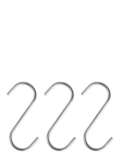 Oyoy Living Design Pieni S-Hook Pack Of 3 Silver