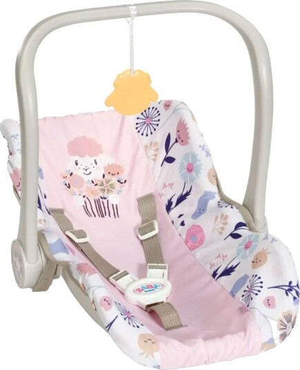 Baby Born Bærestol Med Blomstermønster Til Dukker Opptil 43cm