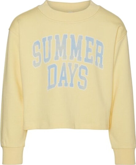 Vero Moda Girl Brenda Ls Slit Sweat Jrs Girl Mellow Yellow Dutch (146/152)