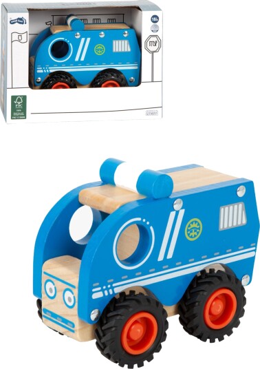 Small Foot Wooden Police Car Blue Small Foot Wooden Police Car Blue