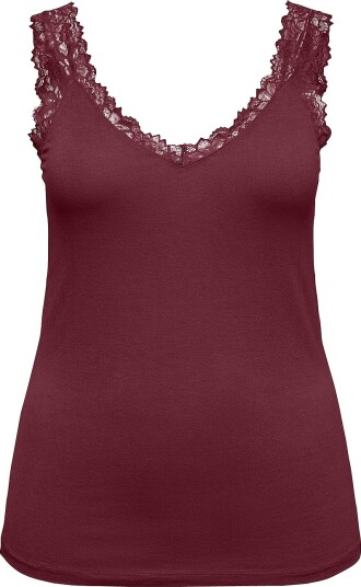 Vero Moda Curve Undertøystopp vmCrosa SL Top Jrs Rød