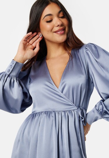 Bubbleroom Occasion Sylver Dress Dusty blue 38