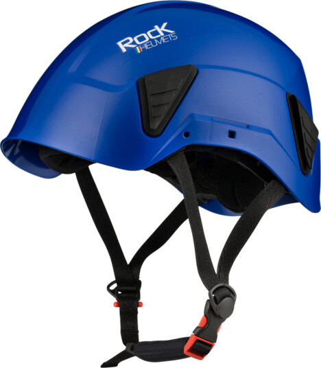 Rock Hjelm dynamo hybrid blå 4-punkts hakestropp 54-62cm Rock Hjelm dynamo hybrid blå 4-punkts hakestropp 54-62cm