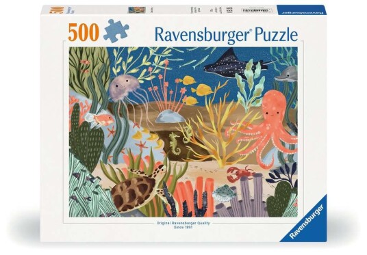 Ravensburger Puslespill 500 Brikker Ocean Whimsy Ravensburger Puslespill 500 Brikker Ocean Whimsy