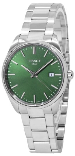 Tissot Herreklokke T150.410.11.091.00 Pr 100 Grønn/Stål Ø40 mm