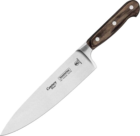 Tramontina   Polywood kokkekniv 19,5 cm brun
