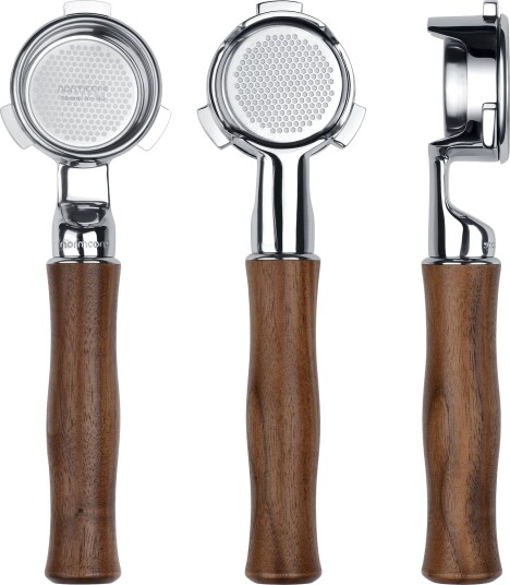 Normcore Slim Bottomless Portafilter with Upgraded Walnut Wood Handle 54mm Breville Bambino Plus Normcore Slim Bottomless Portafilter with Upgraded Walnut Wood Handle 54mm Breville Bambino Plus