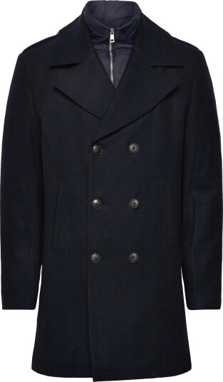 Bruun & Stengade Bs Nelson Slim Fit Coat - Navy - S