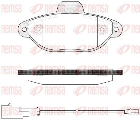 Bremseklosser REMSA 0414.22 Bremseklosser REMSA 0414.22