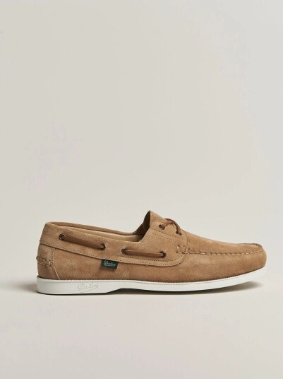 Paraboot Barth Boat Shoe Beige Suede Paraboot Barth Boat Shoe Beige Suede