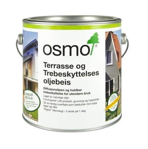 Osmo Terrasse Og Trebeskyttelses Oljebeis 2,5 liter 707 Valnøtt