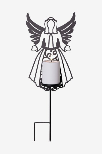 Star Trading   Flamme Deco Angel   Svart