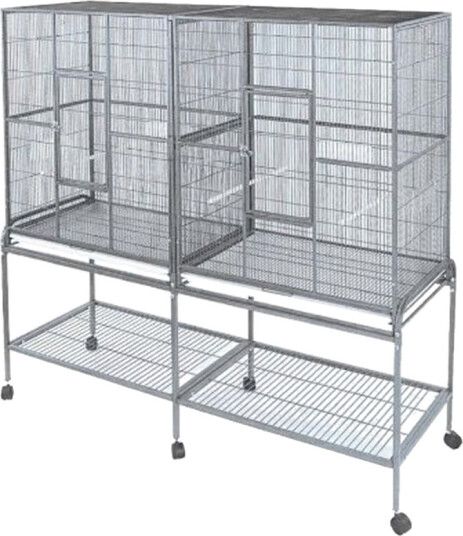 Fuglebur Rival Double W Table Grå L 165 X B 54 X H 158 cm Fuglebur Rival Double W Table Grå L 165 X B 54 X H 158 cm