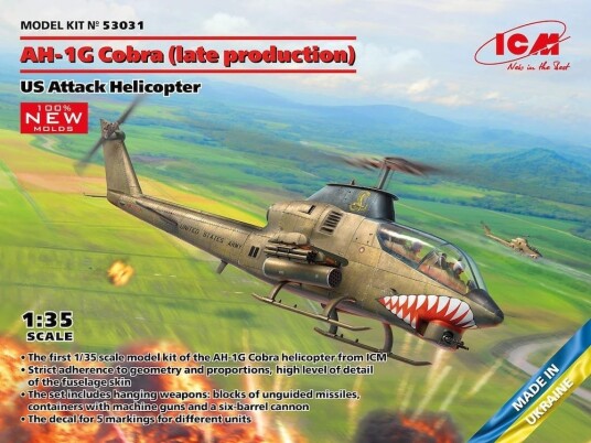 ICM 1/35 AH-1G Cobra (late production) - US Attack Helicopter