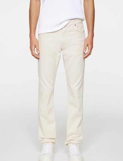 J. Lindeberg Jax Lht Slim Jeans - Cream - 28-32 x 32