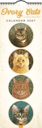 2027 Striped Cat Calendar