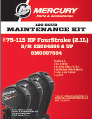 Mercury 75-115 SERV KIT 100-hrs Mercury 75-115 SERV KIT 100-hrs
