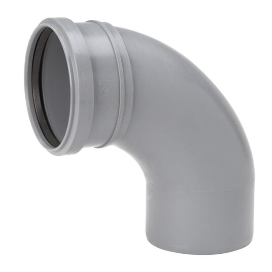 Uponor 2318342 Bøy 88,5° Innendørsavløp Uponor 2318342 Bøy 88,5° Innendørsavløp