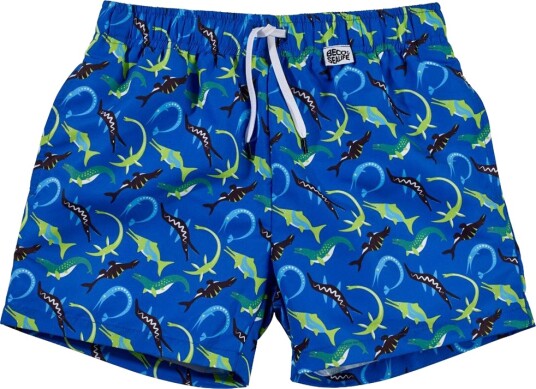 BECO Badeshorts   Ocean Dinos   Blå   BECO   116/122   Badetøy   116 122