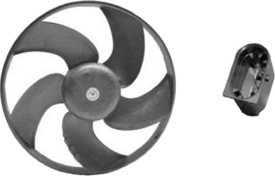 VAN WEZEL 4028745 Kjølevifte VAN WEZEL 4028745 Kjølevifte