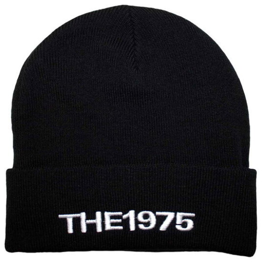 The 1975 The 1975 Unisex Beanie Hat: Bold Logo Black The 1975 The 1975 Unisex Beanie Hat: Bold Logo Black