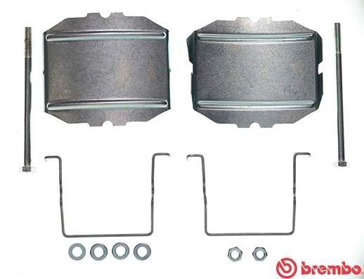 Tilbehørsett, skivebremse belegg BREMBO A 02 232 Tilbehørsett, skivebremse belegg BREMBO A 02 232