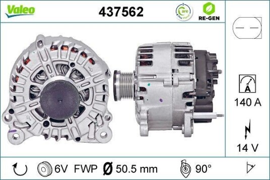 Dynamo VALEO 437562 Dynamo VALEO 437562