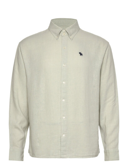 Abercrombie & Fitch Anf Mens Wovens - White - L