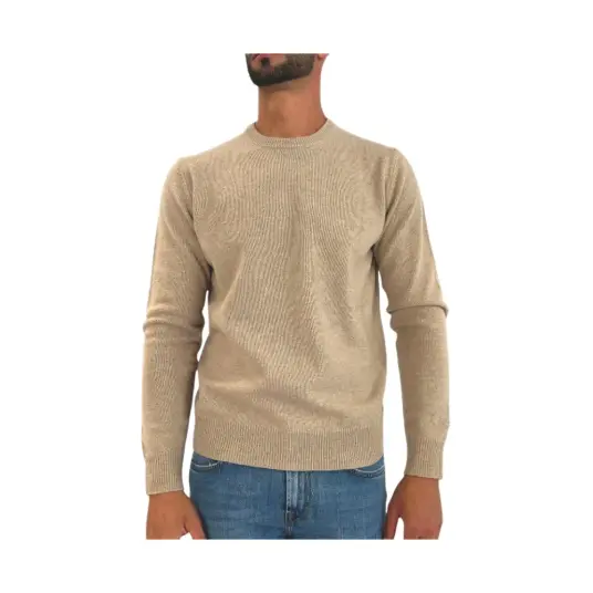 Saint Barth Herre Strikkevarer Beige M, Saint Barth Herre Strikkevarer Beige M,