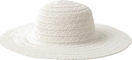 Ellos Collection Brodert hatt Hvit Ellos Collection Brodert hatt Hvit