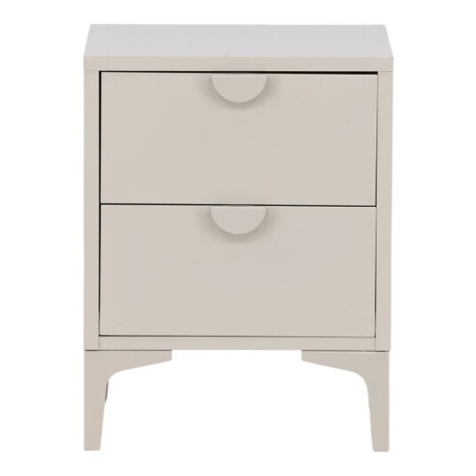 Venture Home Design Piring sängbord Beige 45 x 40 59 cm 1704613-01-0 1704616-02-0