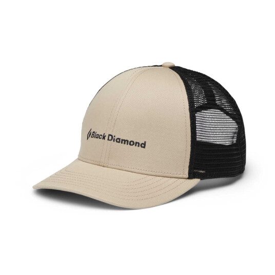 Black Diamond Men's Trucker Hat Khaki-black-bd Wordmark One Size Black Diamond Men's Trucker Hat Khaki-black-bd Wordmark One Size