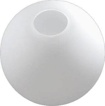 Solar Rome Glas Ø350mm Med Ø135mm Åpning Mat Opal Solar Rome Glas Ø350mm Med Ø135mm Åpning Mat Opal