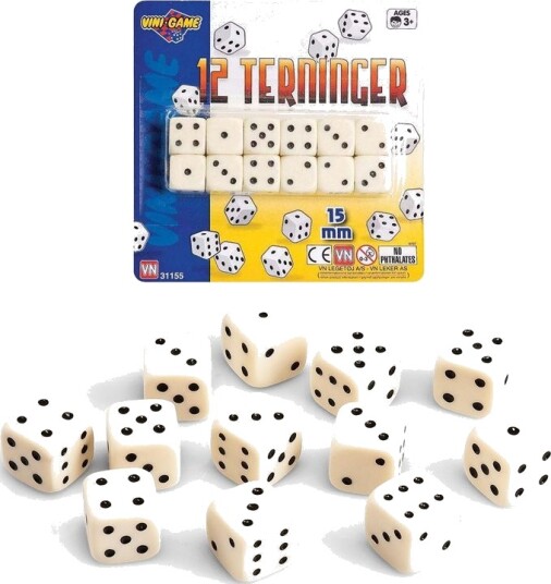 Vini Game Terninger 12-Pakning
