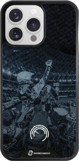 Phonecases3D iPhone 16 Pro Max Norges Motorsportforbund 3D mobildeksel, svart