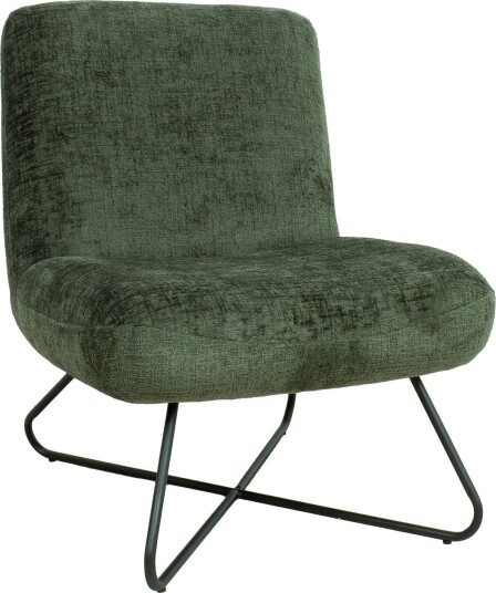 Slipperstol HOME4YOU Farica Mosegrønn - Mosegrønn