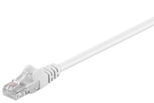 MicroConnect CAT5e U/UTP nettverkskabel 10m hvit 1 Stykk SEN B UTP510W Hvit