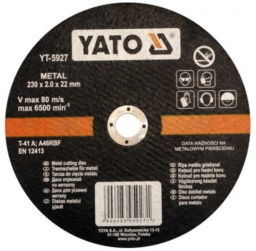 YATO YT 5927 Mellomleggsskive vinkelsliper